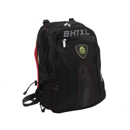 MOCHILA KEEP OUT BK7RXL NEGRA ROJA 17"