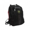 MOCHILA KEEP OUT BK7RXL NEGRA ROJA 17"