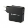 CARGADOR CONCEPTRONIC USB - USB-C 60W NEGRO