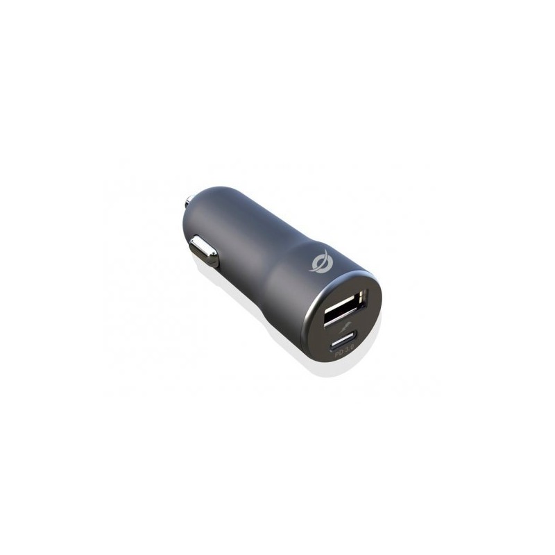 CARGADOR DE COCHE CONCEPTRONIC PD USB-C+USB 36W NE