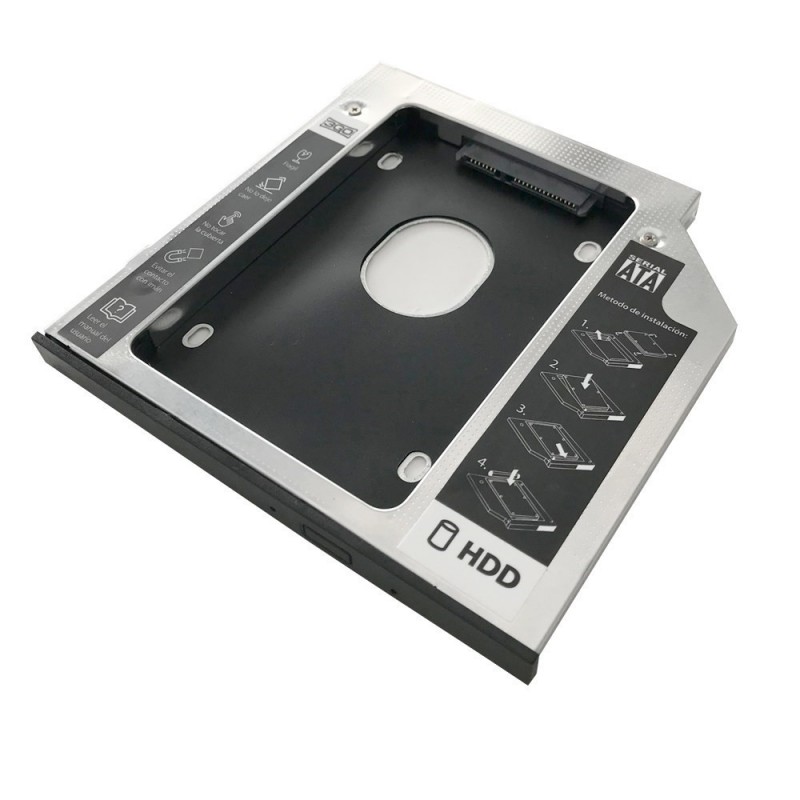 ADAPTADOR 3GO HDD-SSD PORTATIL 9.5MM