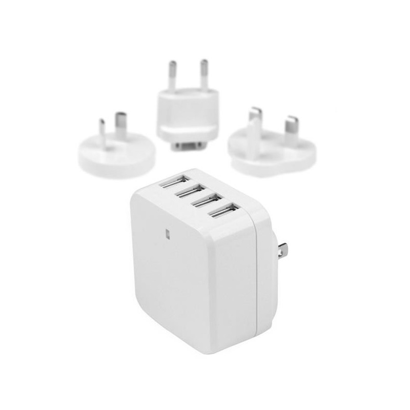 STARTECH CARGADOR DE PARED 4XUSB BLANCO