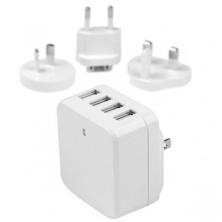 STARTECH CARGADOR DE PARED 4XUSB BLANCO