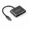 STARTECH ADAPTADOR USB-C A DISPLAYPORT Y VGA