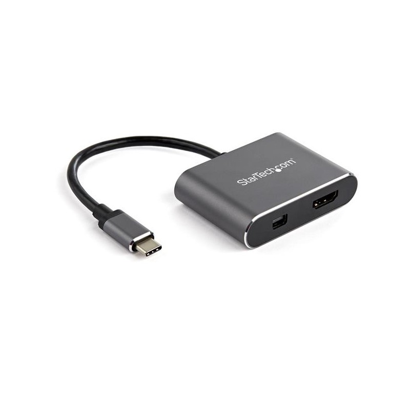 STARTECH ADAPTADOR MULTIPUERTOS USB-C HDMI MDP