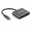 STARTECH ADAPTADOR MULTIPUERTOS USB-C HDMI MDP