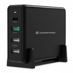 CARGADOR CONCEPTRONIC 4P 65W