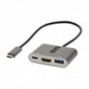 STARTECH ADAPTADOR MULTIPUERTOS USB C A HDMI DE 4K