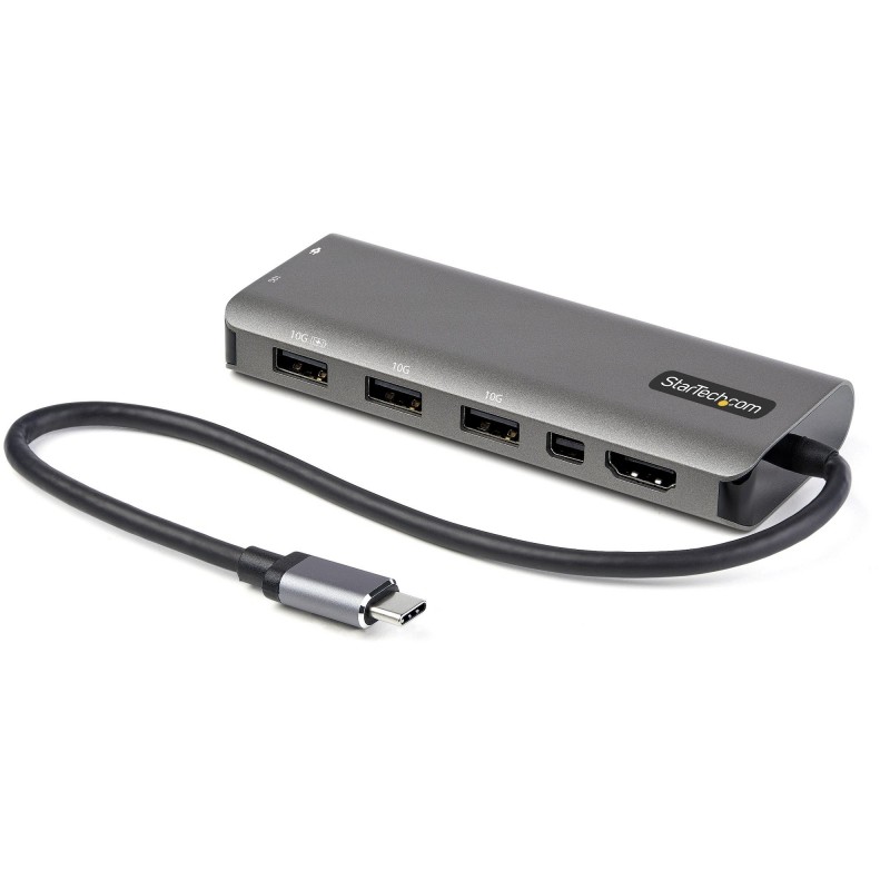 STARTECH DOCKING STATION USB-C HDMI MDP RED HUB