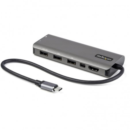STARTECH DOCKING STATION USB-C HDMI MDP RED HUB
