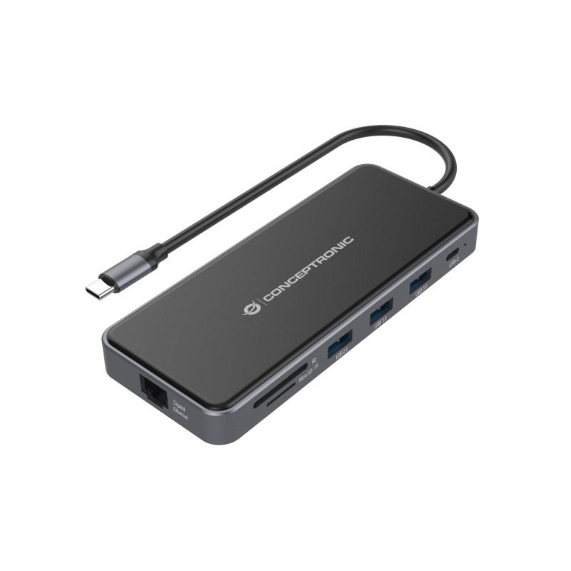 CONCEPTRONIC DOCKING USB 3.2 GEN 1, 12 IN 1