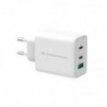 CARGADOR CONCEPTRONIC PARED 12W 2XUSB + 1USB-A QC