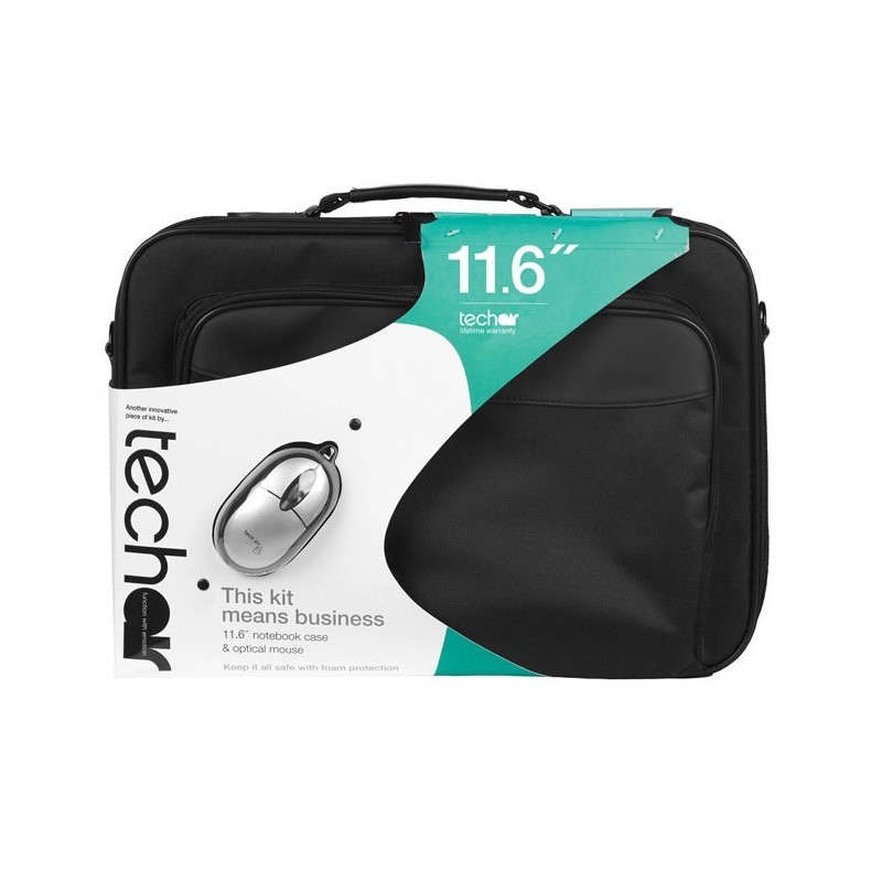 BOLSA + RATON TECHAIR 11.6 NEGRO