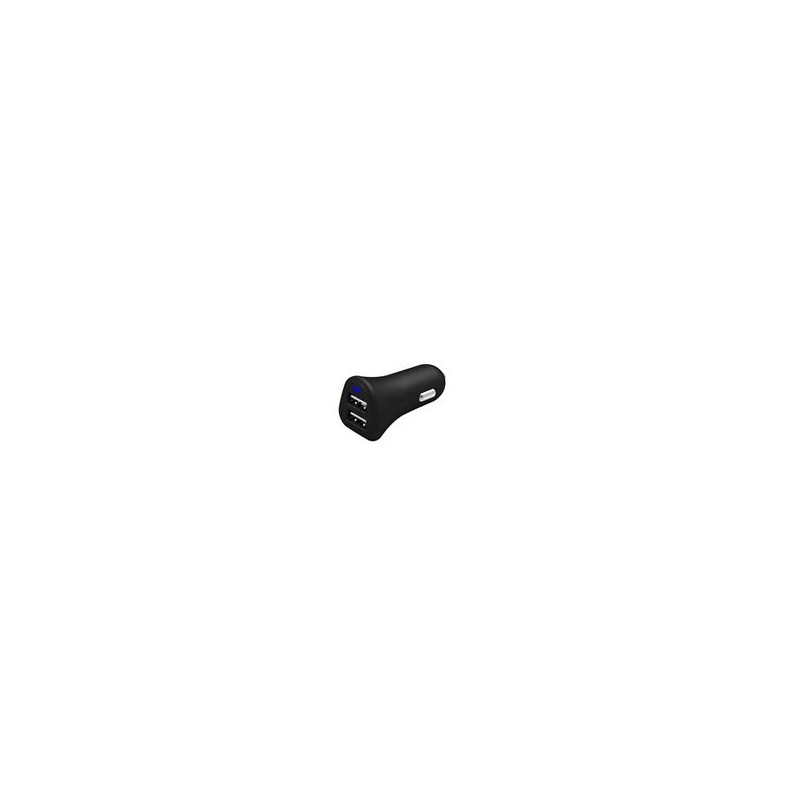 CARGADOR COCHE PROCOMPACT CC CELLY 2USB 24A BK