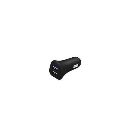 CARGADOR COCHE PROCOMPACT CC CELLY 2USB 24A BK